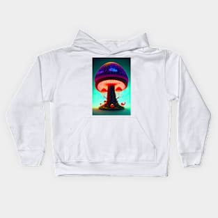 Mushroom Landscape Kids Hoodie